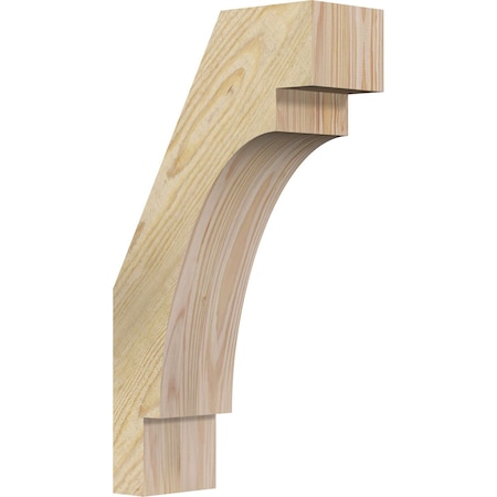 Ekena Millwork 4"W x 10"D x 18"H Merced Rough Sawn Knee Brace, Douglas Fir BRC04X10X18MRC00RDF